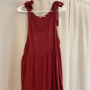 red babydoll dress